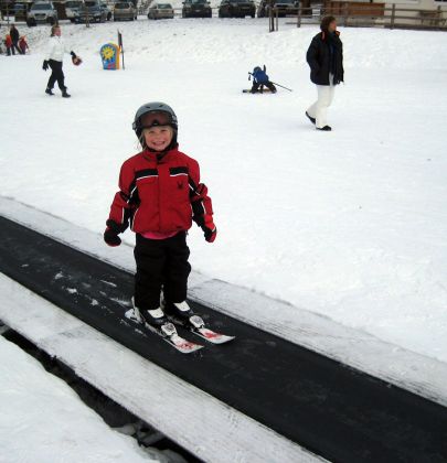 Skifahren im Winter